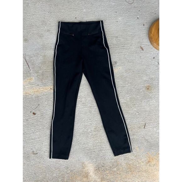 SPANX Ankle Piped Skinny Perfect Pants Black Pants size XS Style 20286R - Picture 6 of 6